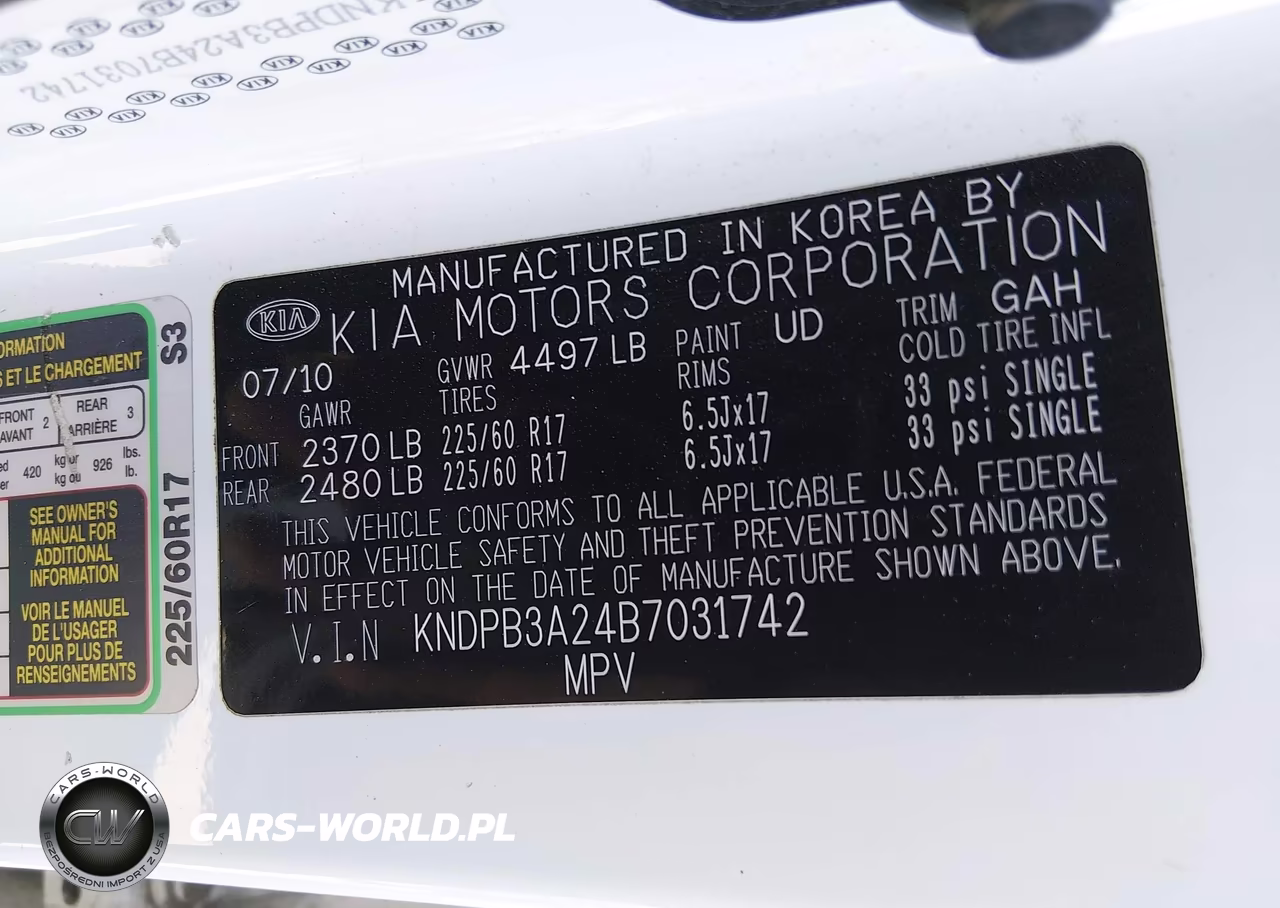 2011 Kia Sportage Lx VIN:KNDPB3A24B7031742 - 9