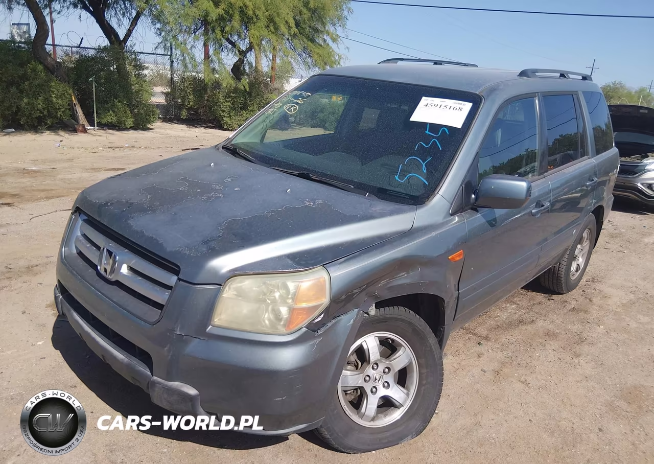 2006 Honda Pilot Ex VIN:2HKYF18486H523518 - 2