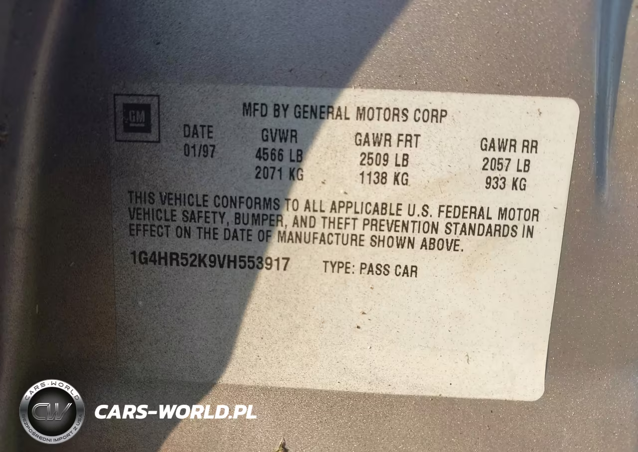 1997 Buick Lesabre Limited VIN:1G4HR52K9VH553917 - 4