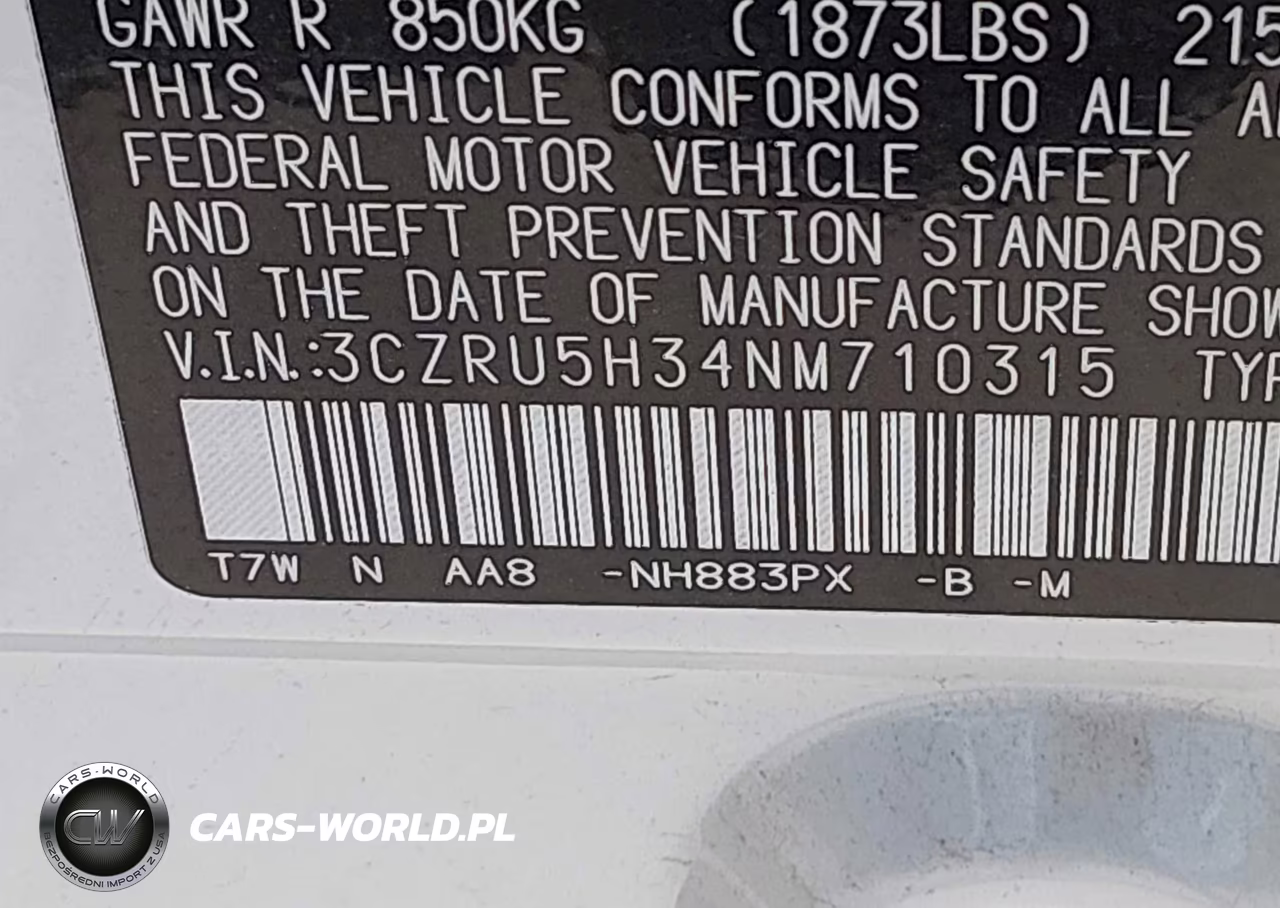 2022 Honda Hr-V 2Wd Lx VIN:3CZRU5H34NM710315 - 9