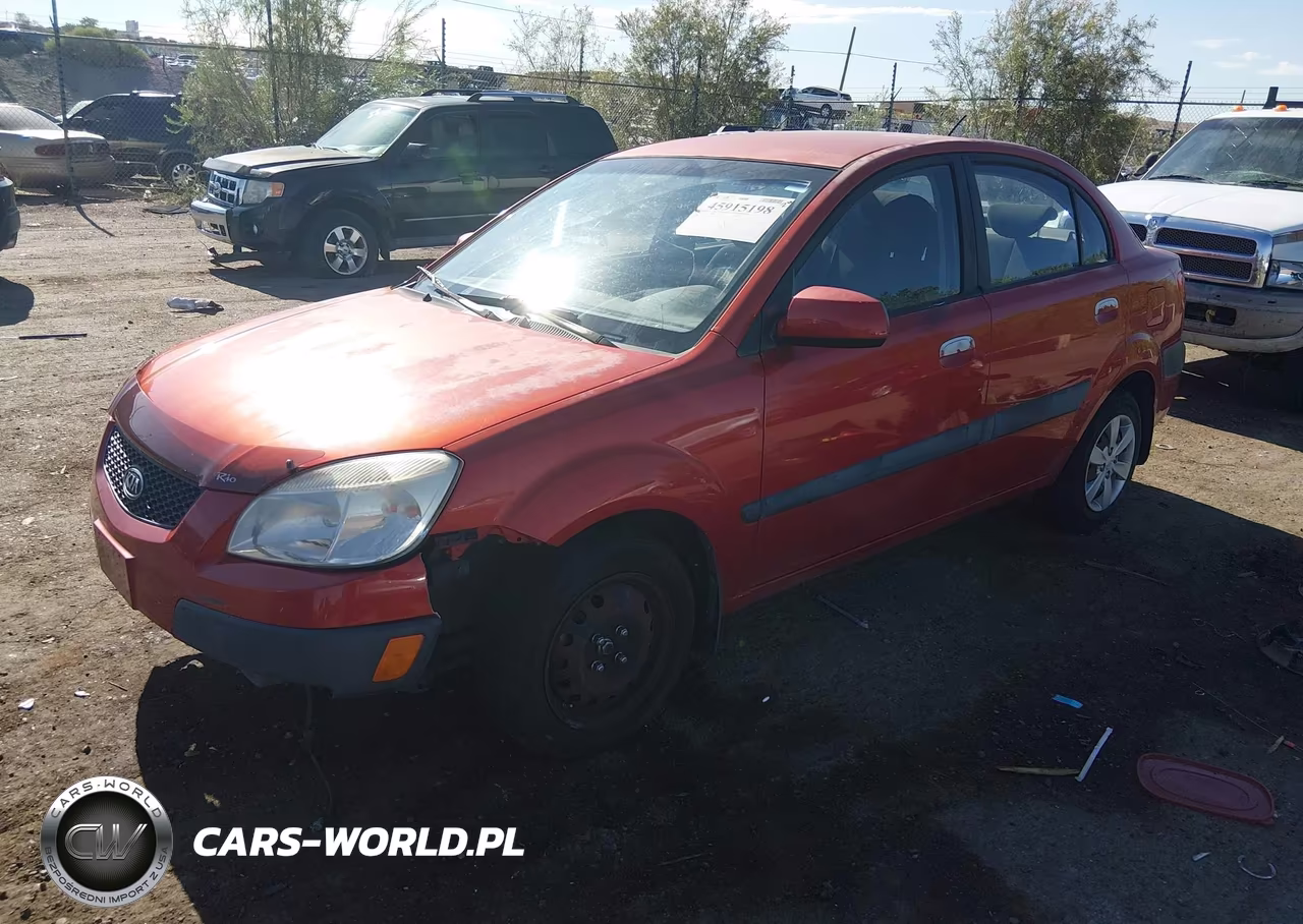 2008 Kia Rio Lx VIN:KNADE123586421993 - 2