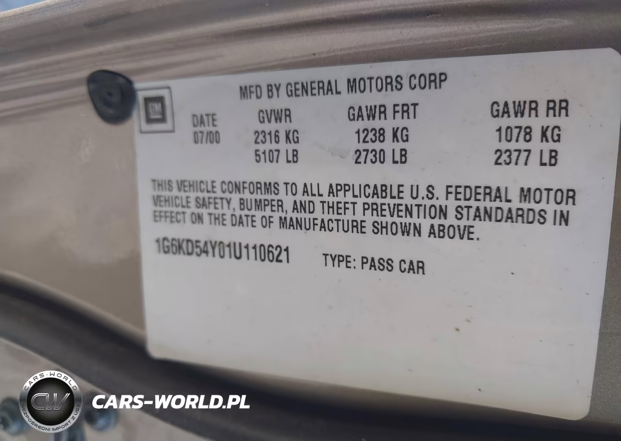 2001 Cadillac Deville Dhs VIN:1G6KE57Y21U164172 - 9