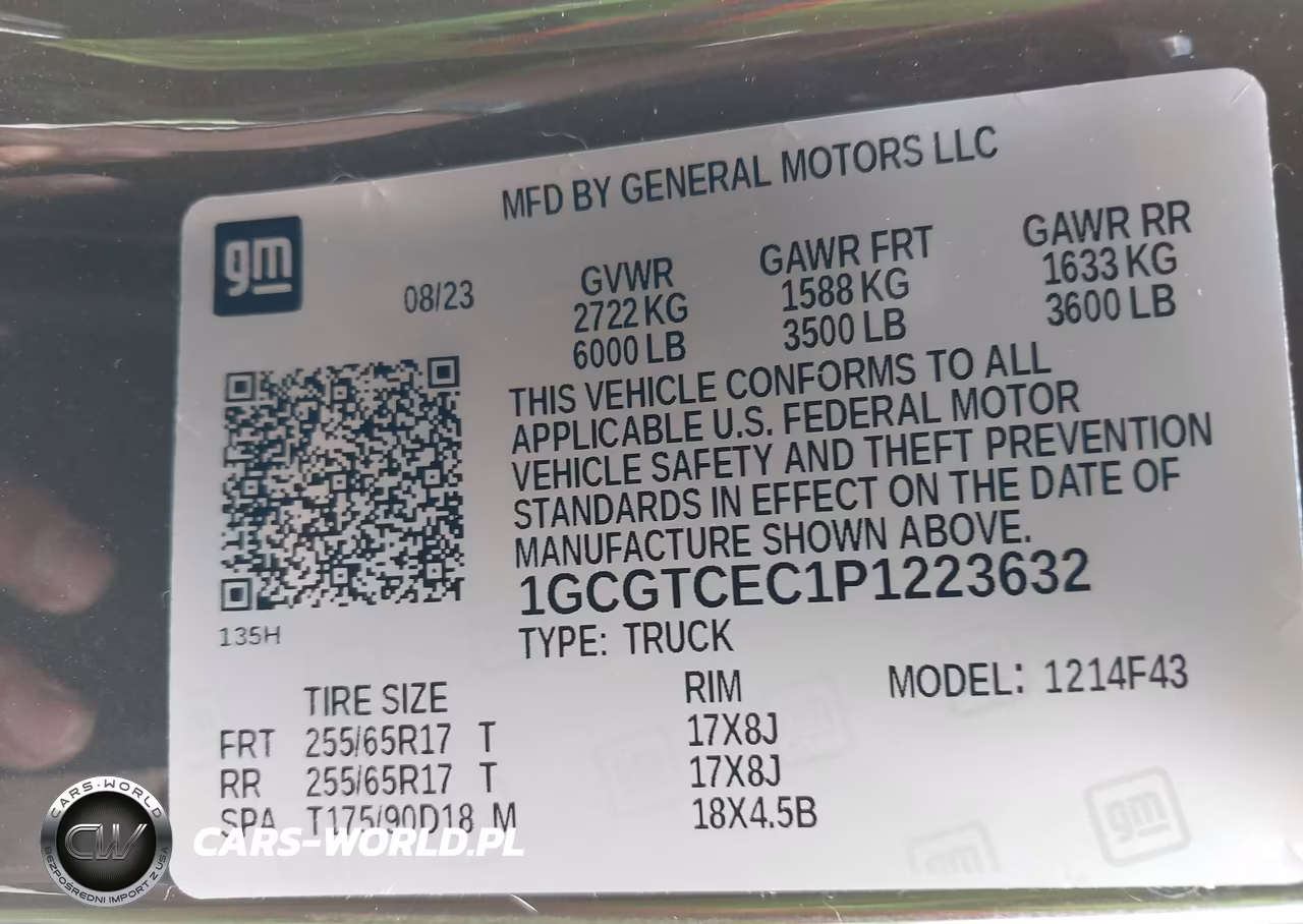 2023 Chevrolet Colorado 4Wd Short Box Lt VIN:1GCGTCEC1P1223632 - 9