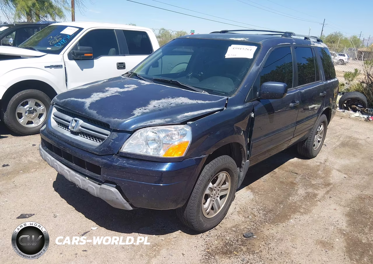 2004 Honda Pilot Ex VIN:2HKYF184X4H527549 - 2