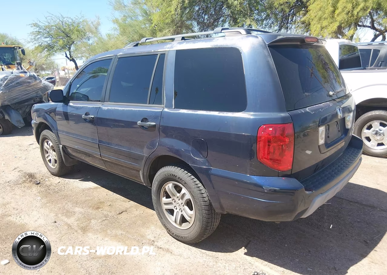 2004 Honda Pilot Ex VIN:2HKYF184X4H527549 - 3