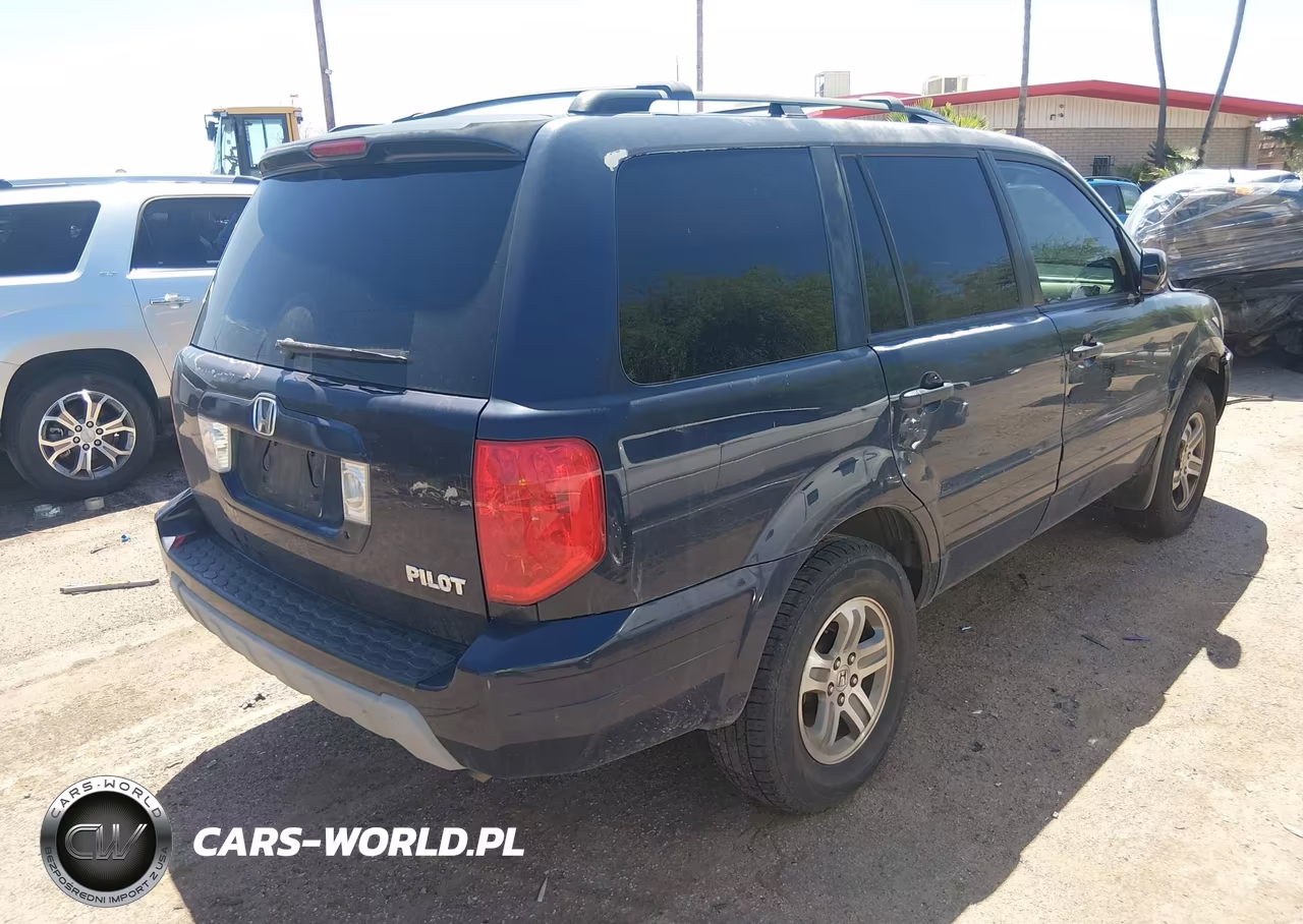 2004 Honda Pilot Ex VIN:2HKYF184X4H527549 - 4
