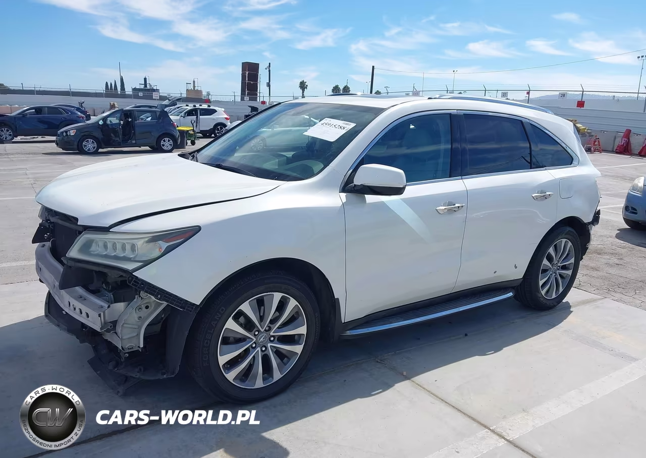 2014 Acura Mdx Technology Package VIN:5FRYD3H48EB007348 - 2