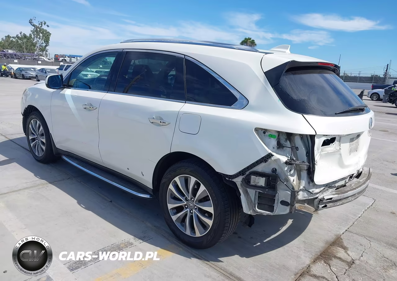 2014 Acura Mdx Technology Package VIN:5FRYD3H48EB007348 - 3