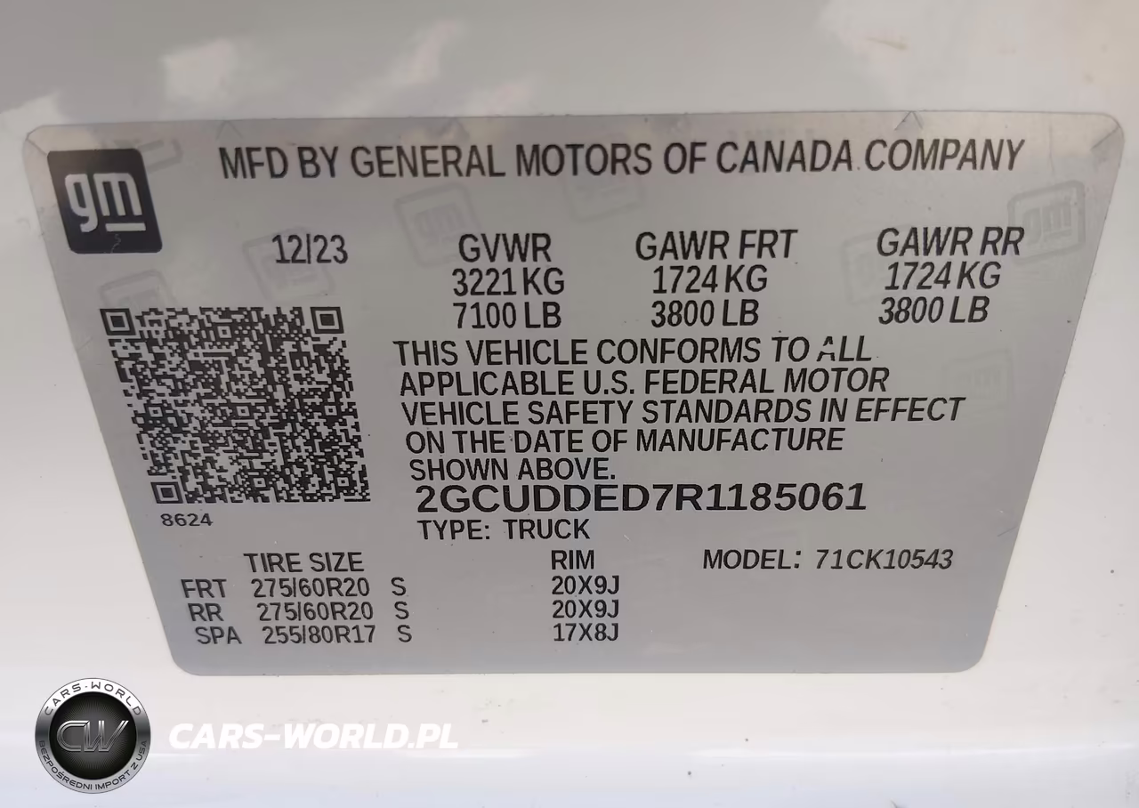 2024 Chevrolet Silverado 1500 4Wd Short Bed Lt VIN:2GCUDDED7R1185061 - 9