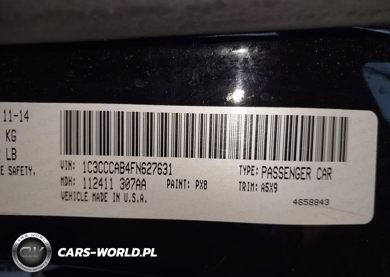 2015 Chrysler 200 Limited VIN:1C3CCCAB4FN627631 - 9