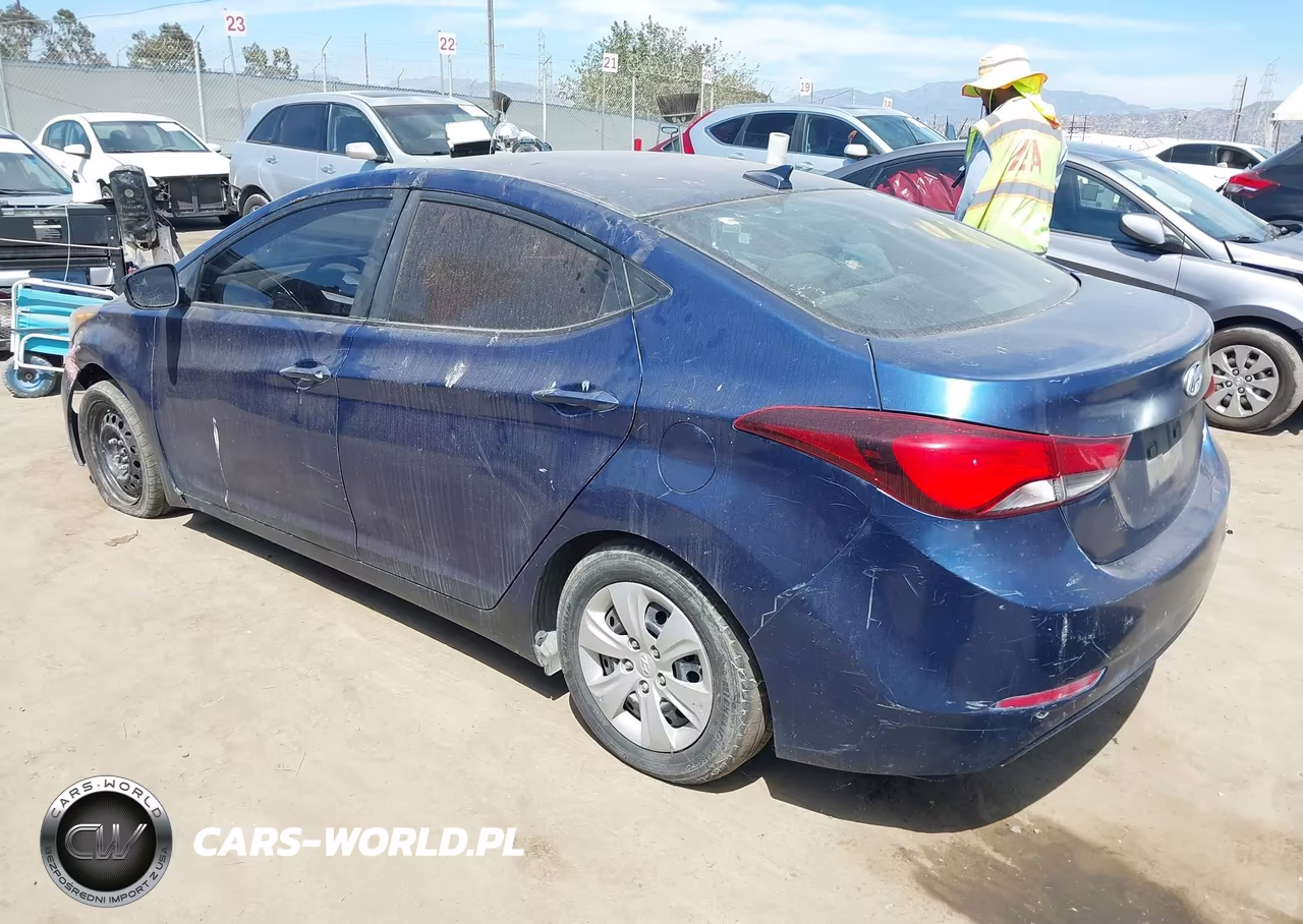 2016 Hyundai Elantra Se VIN:5NPDH4AE8GH698480 - 3