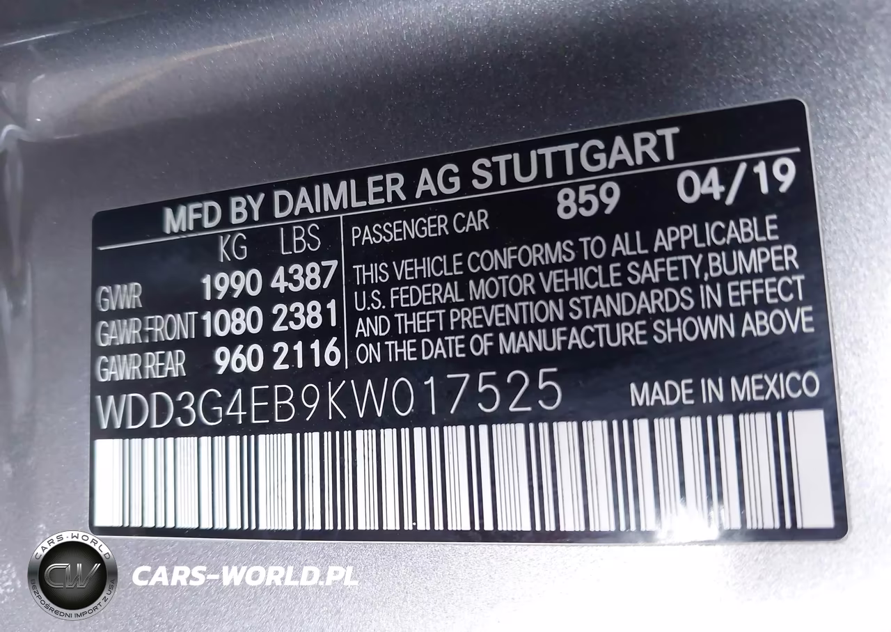 2019 Mercedes-Benz A 220 VIN:WDD3G4EB9KW017525 - 9