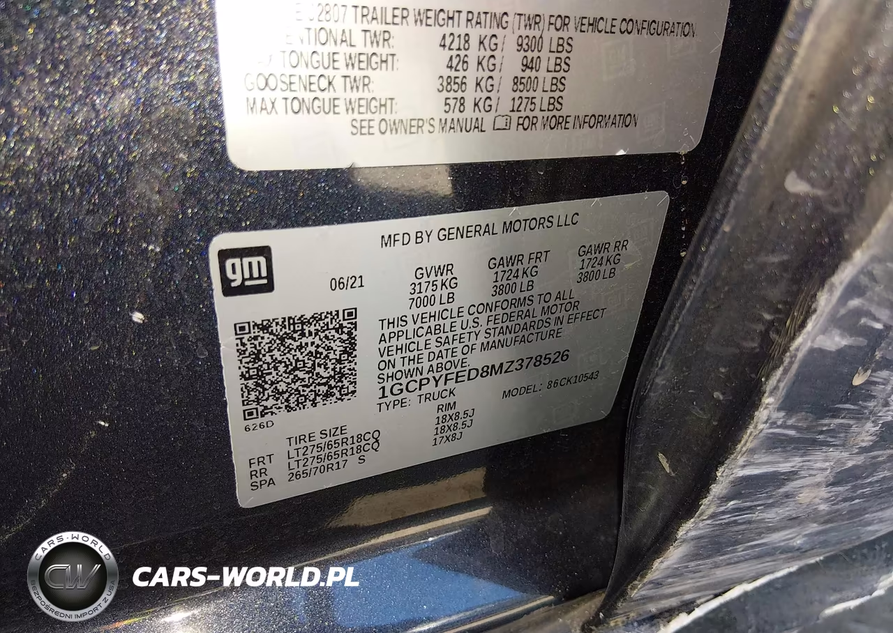 2021 Chevrolet Silverado 1500 4Wd Short Bed Lt Trail Boss VIN:1GCPYFED8MZ378526 - 9