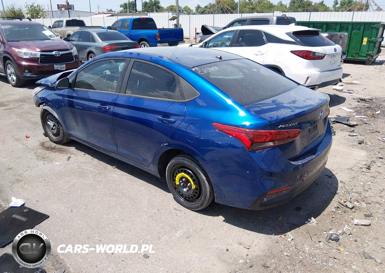 2022 Hyundai Accent Se VIN:3KPC24A68NE179243 - 3