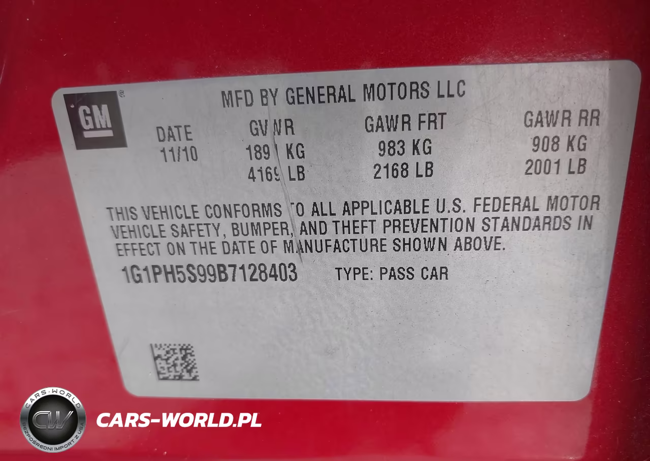2011 Chevrolet Cruze Ltz VIN:1G1PH5S99B7128403 - 9