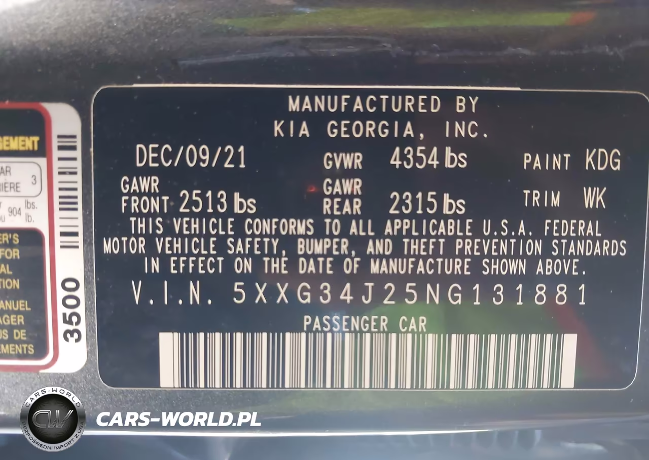 2022 Kia K5 Ex VIN:5XXG34J25NG131881 - 9