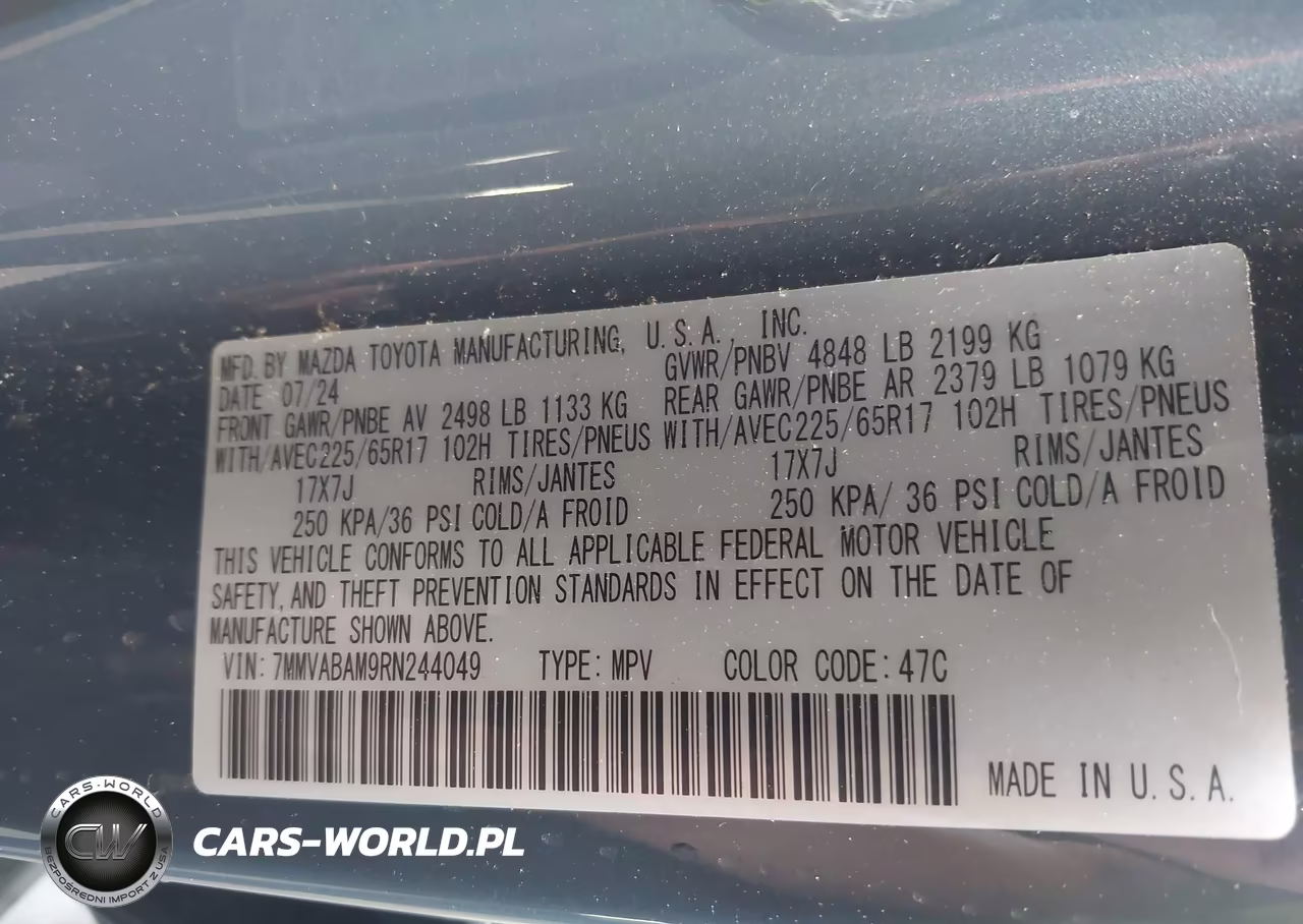 2024 Mazda Cx-50 2.5 S Select VIN:7MMVABAM9RN244049 - 9