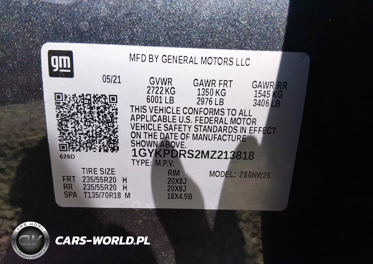 2021 Cadillac Xt6 Awd Premium Luxury VIN:1GYKPDRS2MZ213818 - 9