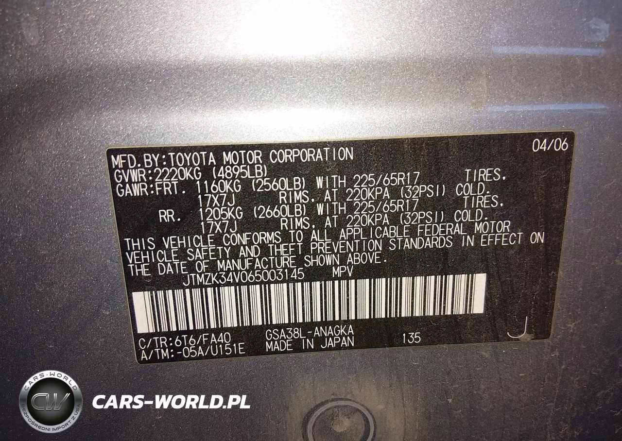 2006 Toyota Rav4 Limited V6 VIN:JTMZK34V065003145 - 9