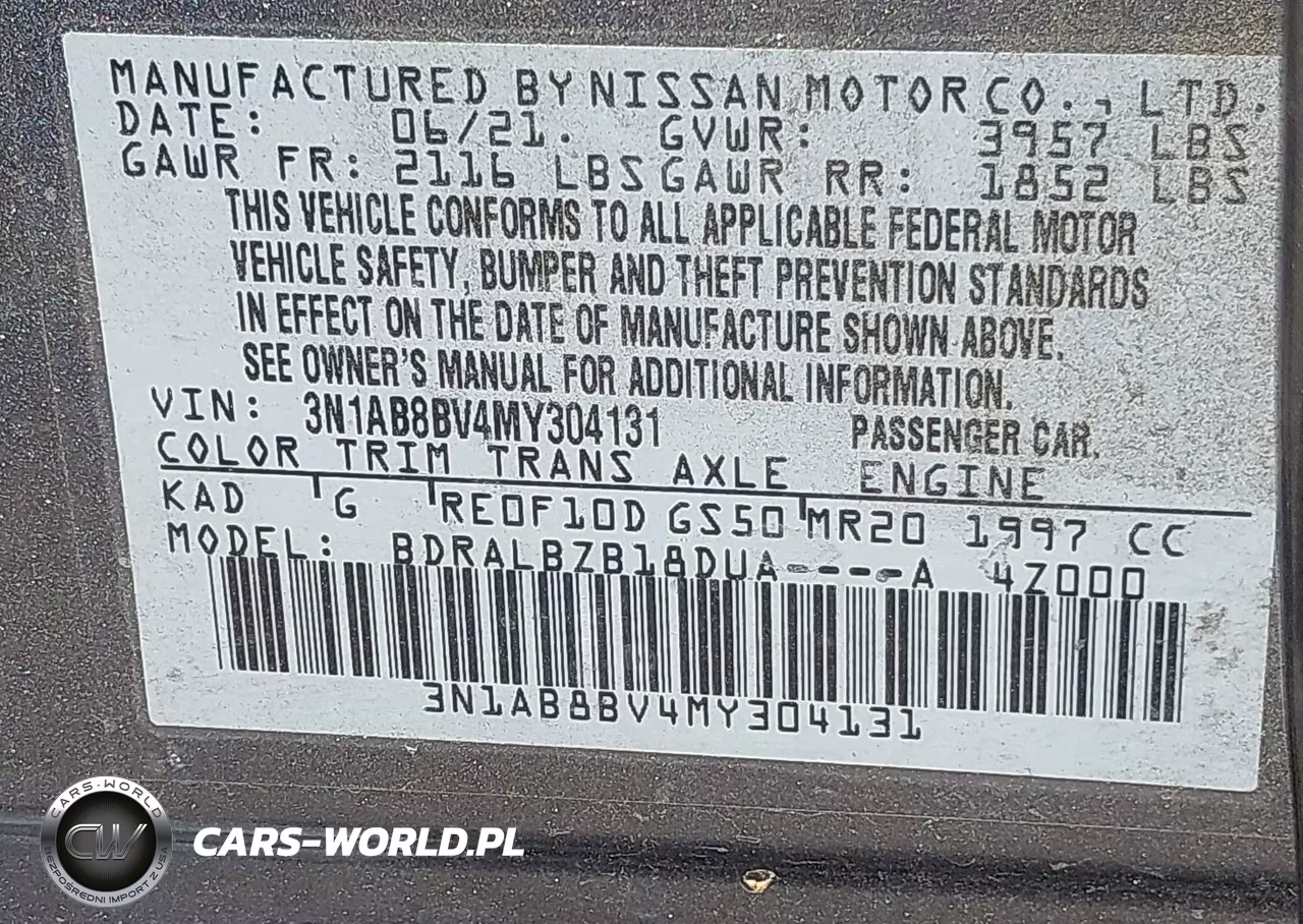 2021 Nissan Sentra S Xtronic Cvt VIN:3N1AB8BV4MY304131 - 9