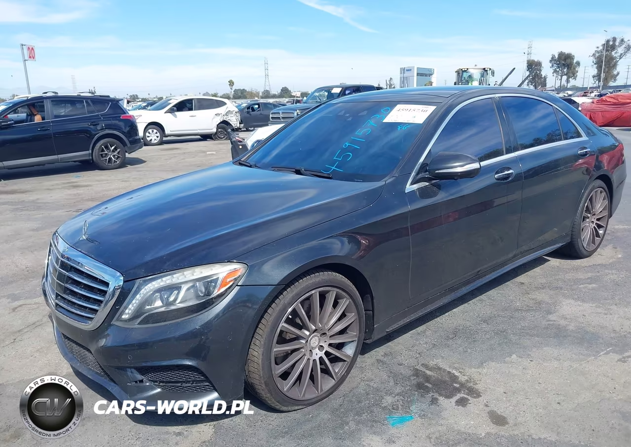 2015 Mercedes-Benz S 550 VIN:WDDUG8CBXFA169606 - 2