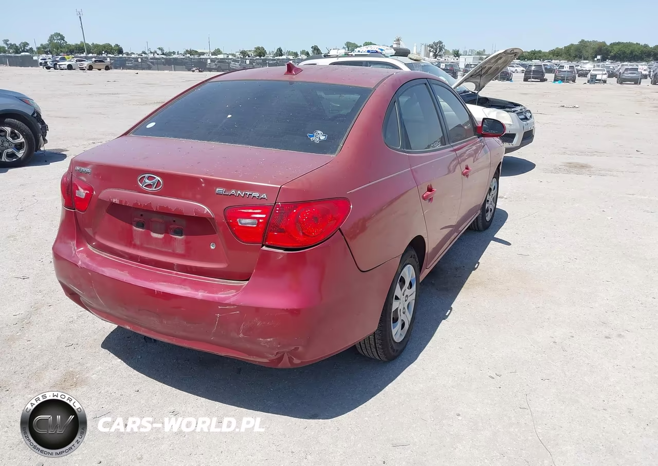 2009 Hyundai Elantra Gls VIN:KMHDU46DX9U745654 - 4