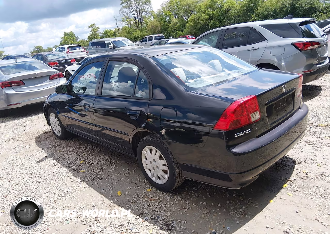 2004 Honda Civic Lx VIN:1HGES16564L020459 - 3