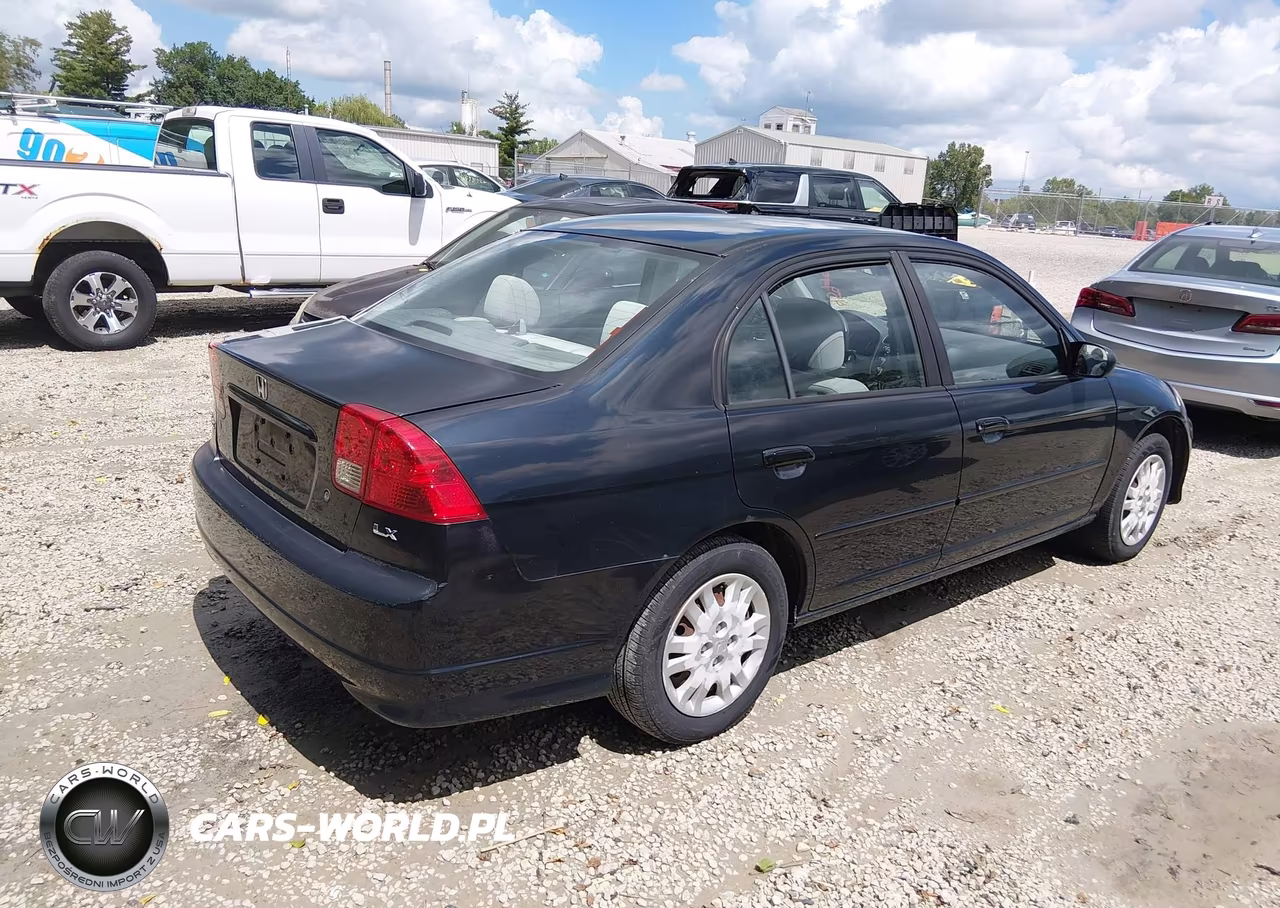 2004 Honda Civic Lx VIN:1HGES16564L020459 - 4