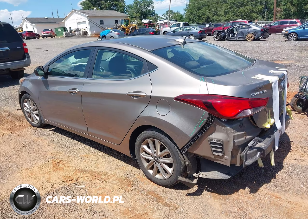 2015 Hyundai Elantra Se VIN:5NPDH4AE0FH633153 - 3