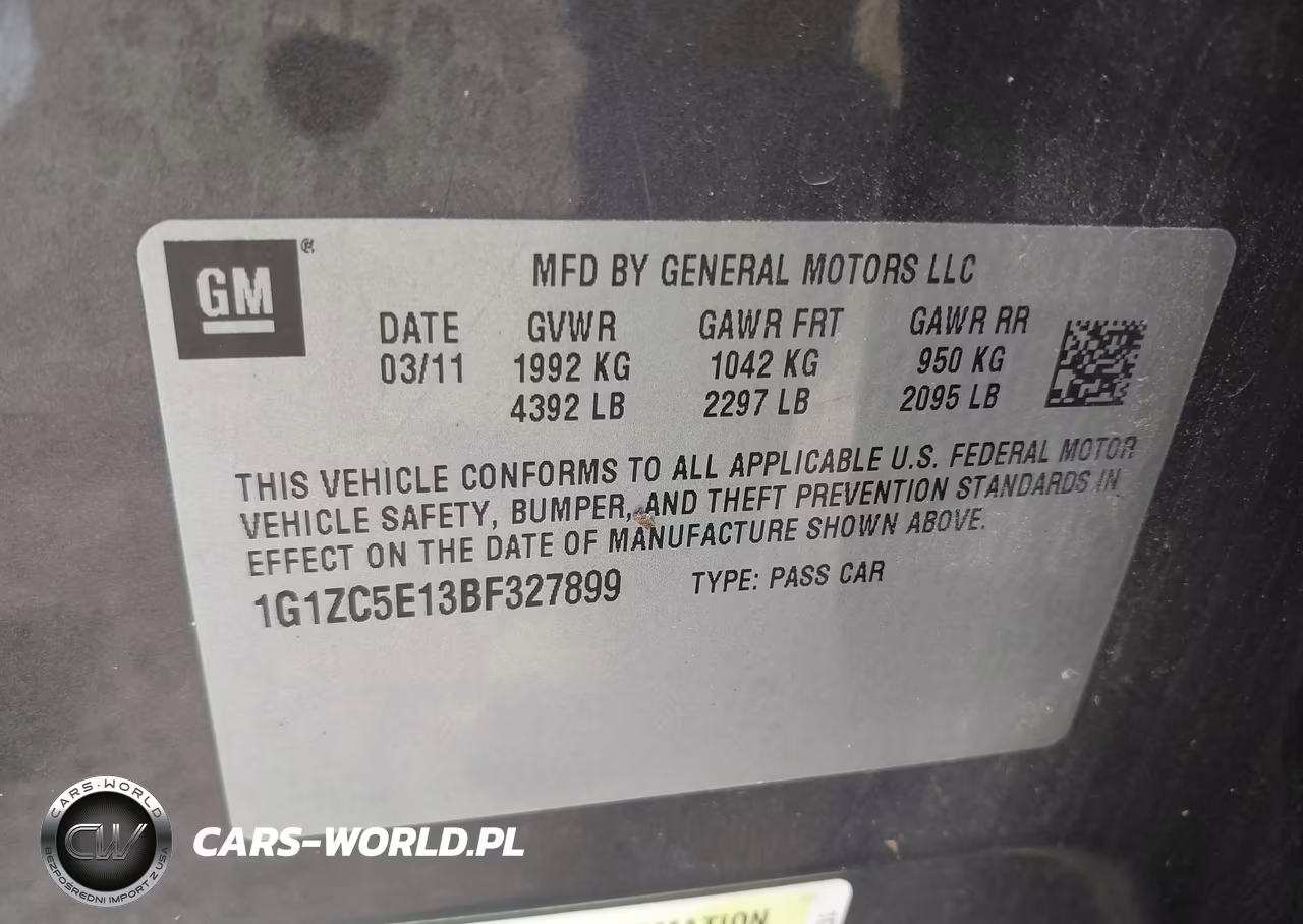 2011 Chevrolet Malibu 1Lt VIN:1G1ZC5E13BF327899 - 9