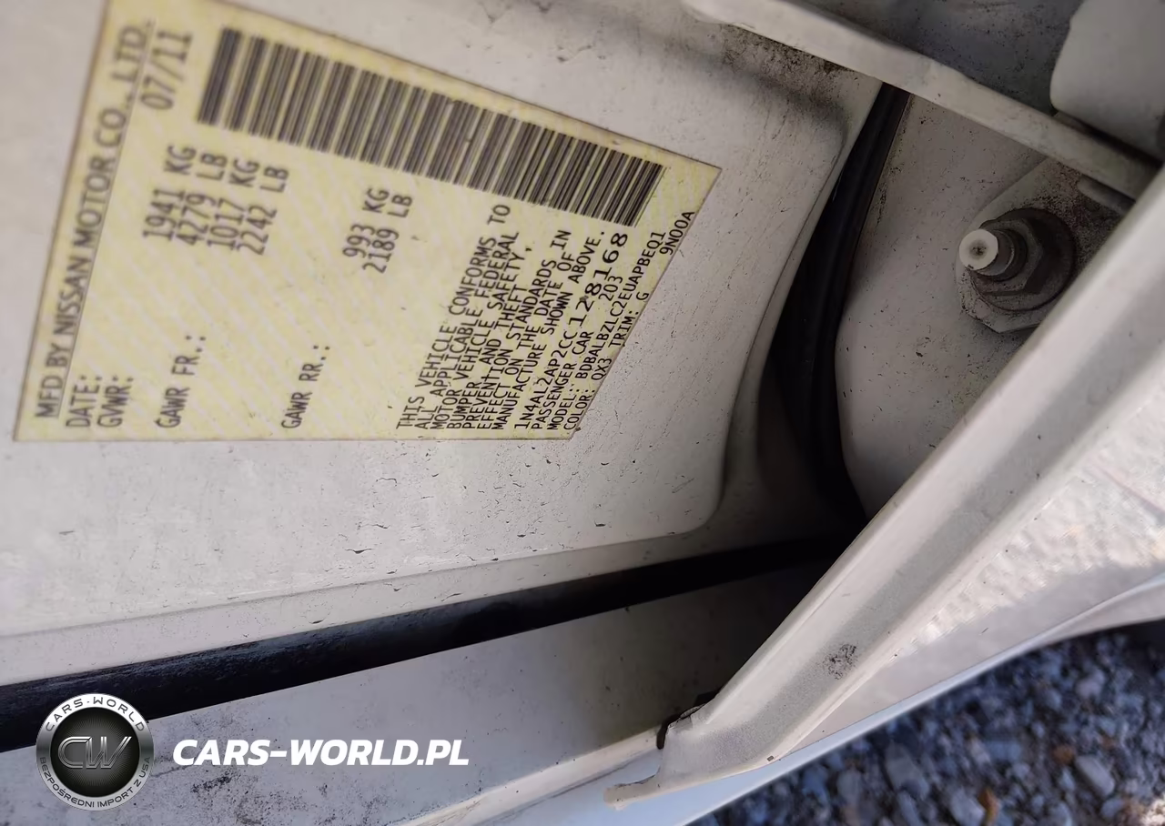 2012 Nissan Altima 2.5 S VIN:1N4AL2AP2CC128168 - 9