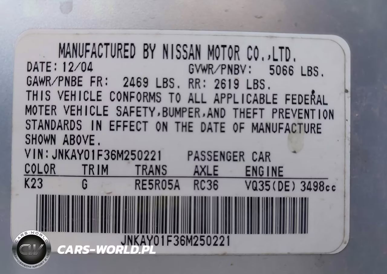 2006 Infiniti M35X VIN:JNKAY01F36M250221 - 9