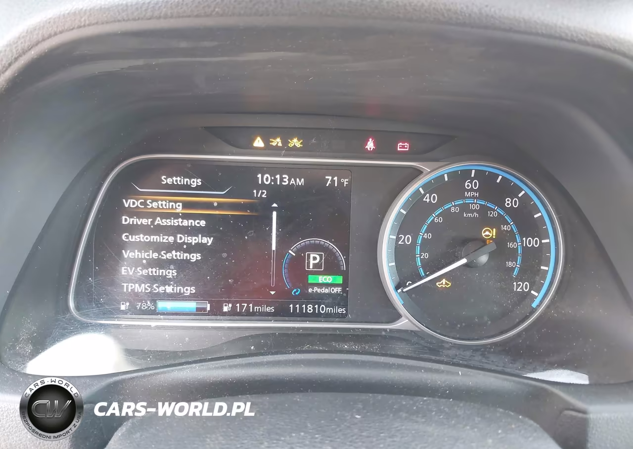 2021 Nissan Leaf Sv Plus 62 Kwh VIN:1N4BZ1CV9MC550206 - 7