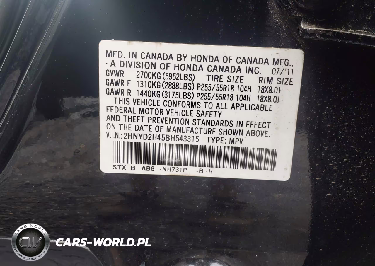 2011 Acura Mdx Technology Package VIN:2HNYD2H45BH543315 - 9