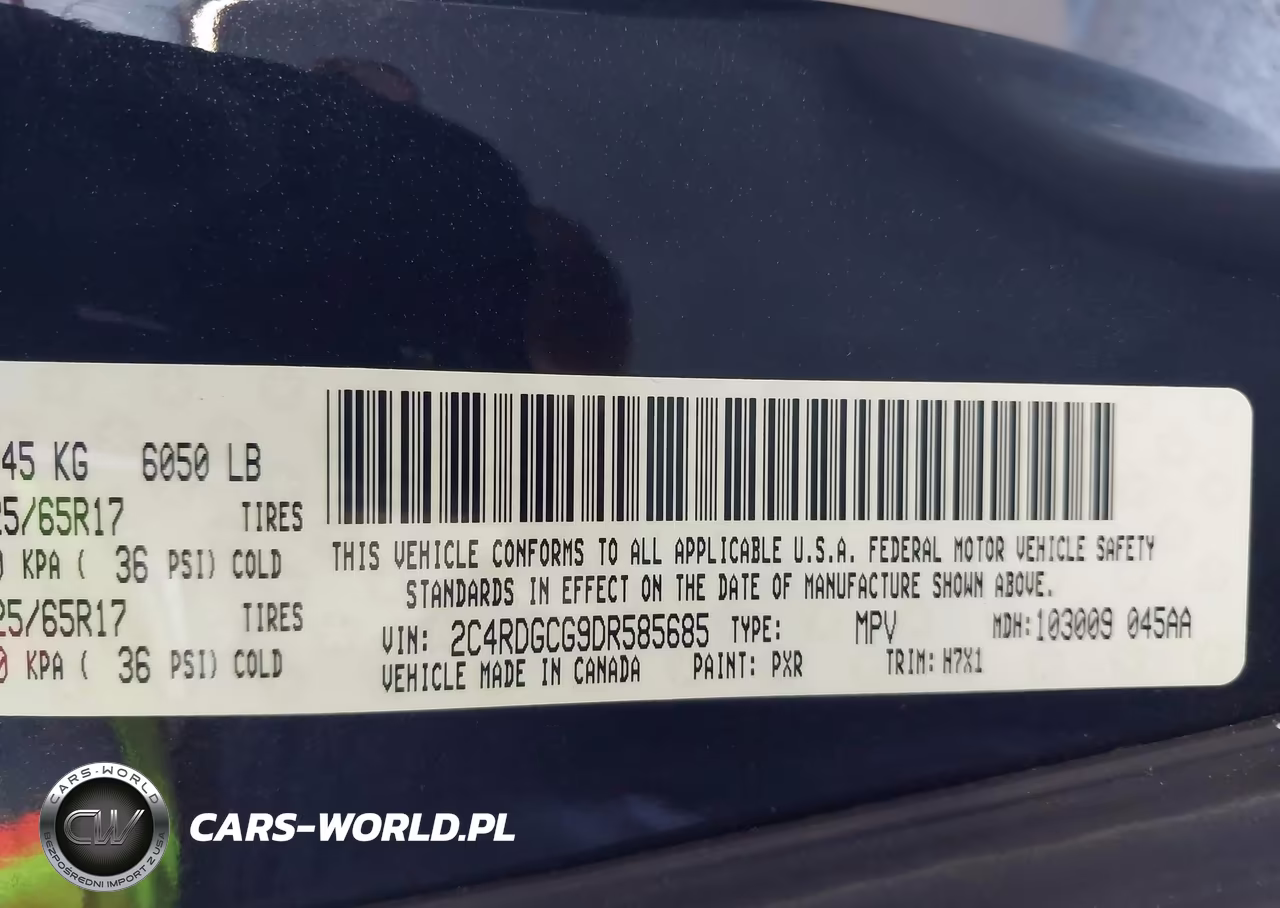 2013 Dodge Grand Caravan Sxt VIN:2C4RDGCG9DR585685 - 9