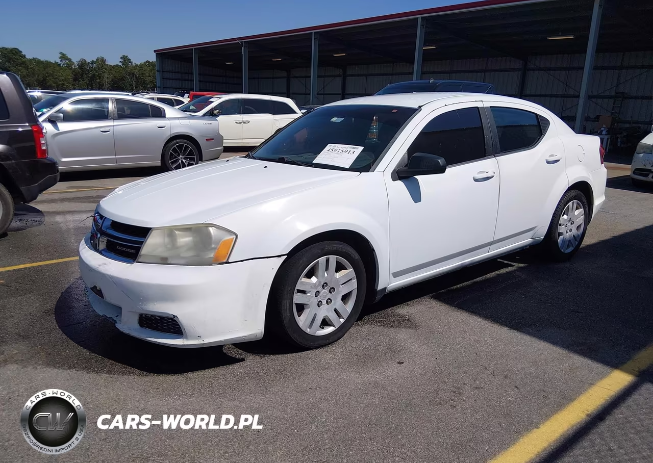 2012 Dodge Avenger Se VIN:1C3CDZAB1CN174550 - 2