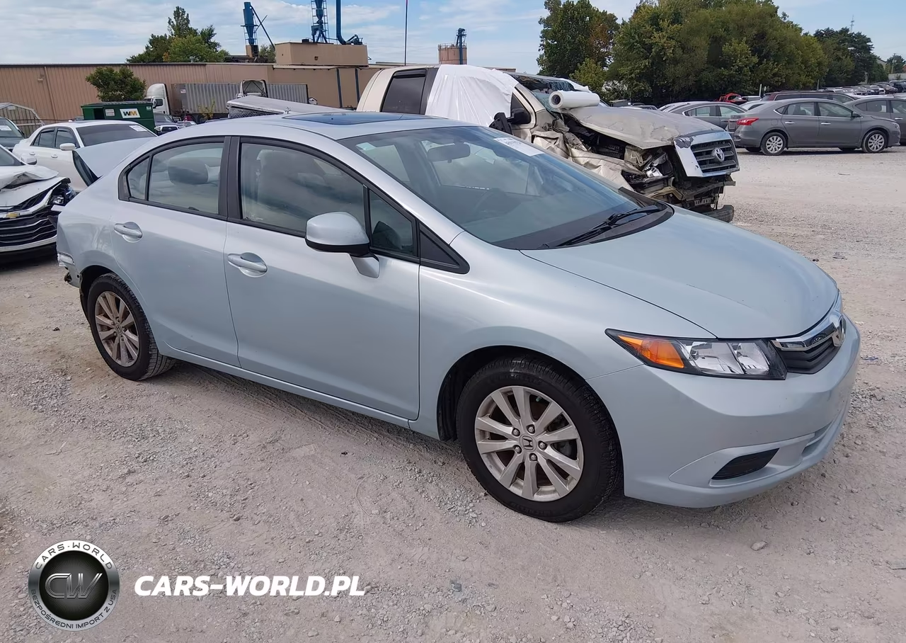 2012 Honda Civic Ex-L VIN:2HGFB2F97CH572819 - 1