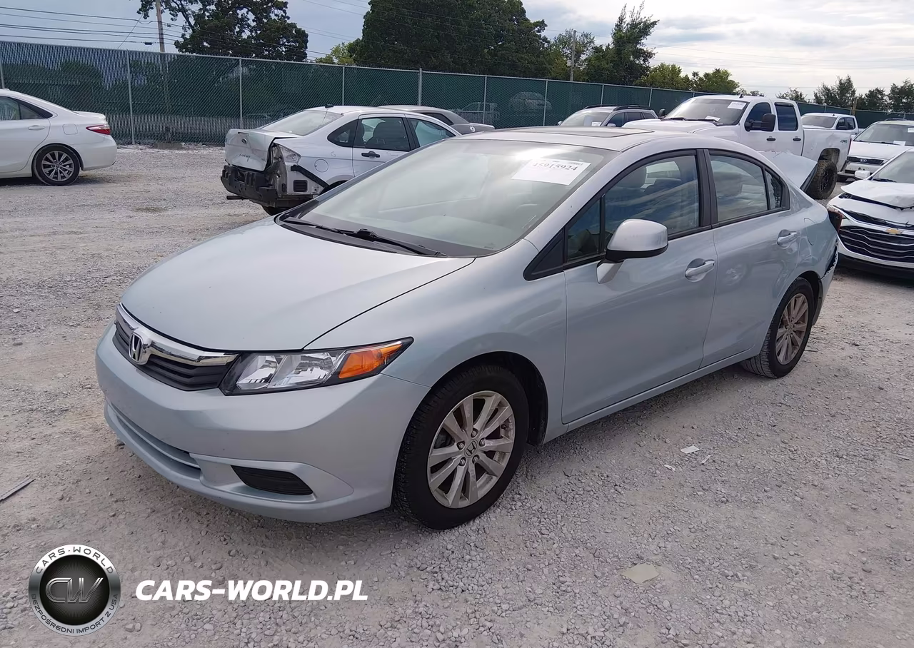 2012 Honda Civic Ex-L VIN:2HGFB2F97CH572819 - 2