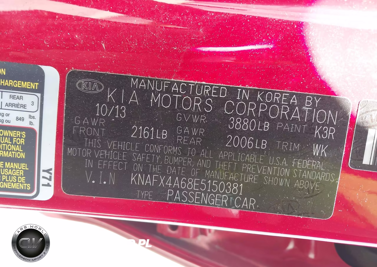 2014 Kia Forte Lx VIN:KNAFX4A68E5150381 - 9