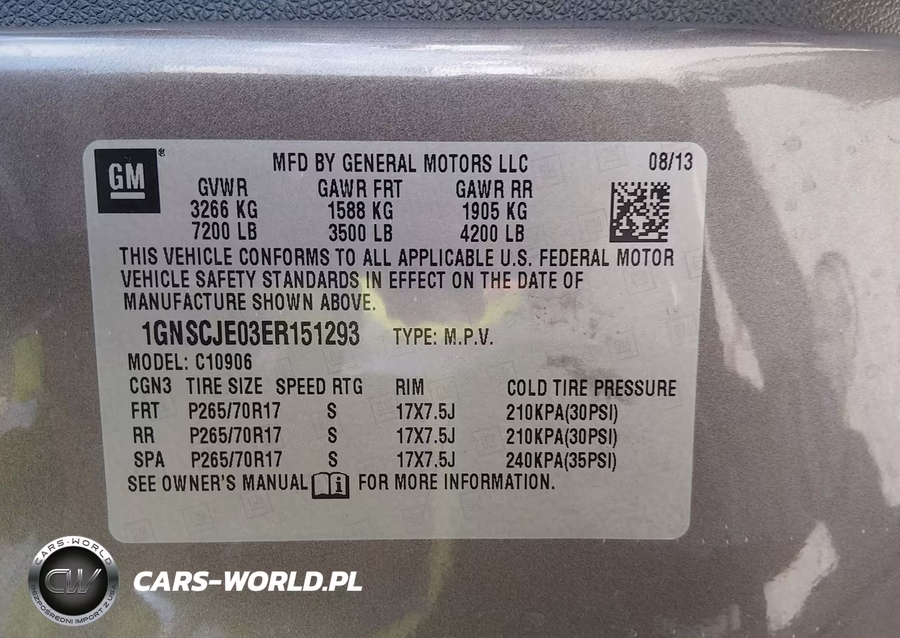 2014 Chevrolet Suburban 1500 Lt VIN:1GNSCJE03ER151293 - 9