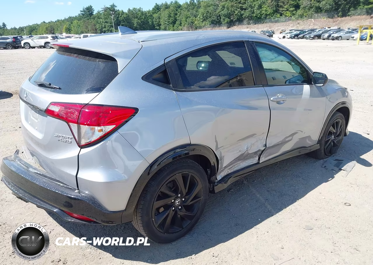 2022 Honda Hr-V Awd Sport VIN:3CZRU6H16NM749766 - 4