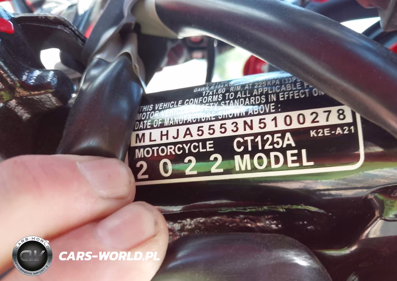 2022 Honda Ct125 A VIN:MLHJA5553N5100278 - 10