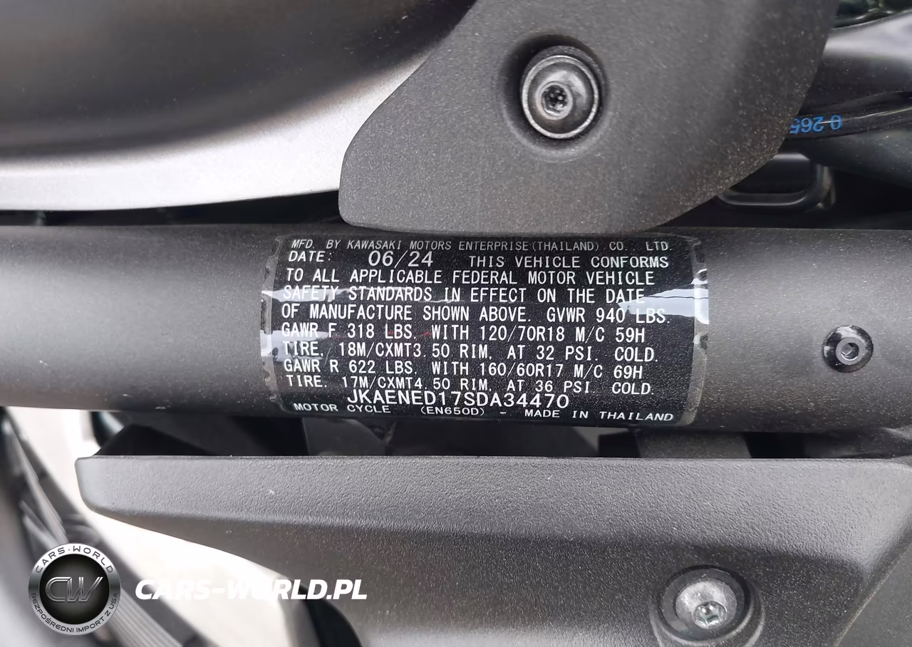 2025 Kawasaki En650 D VIN:JKAENED17SDA34470 - 10
