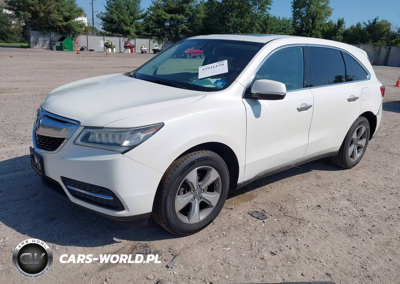 2014 Acura Mdx VIN:5FRYD4H24EB028539 - 2
