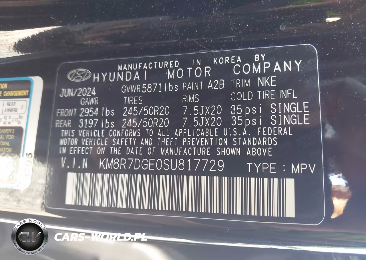 2025 Hyundai Palisade Calligraphy Night Edition VIN:KM8R7DGE0SU817729 - 9