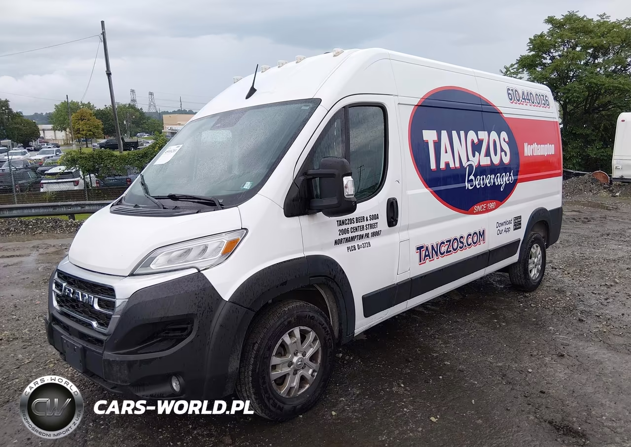 2024 Ram Promaster 3500 Slt High Roof 159 Wb VIN:3C6MRVHG0RE143998 - 2