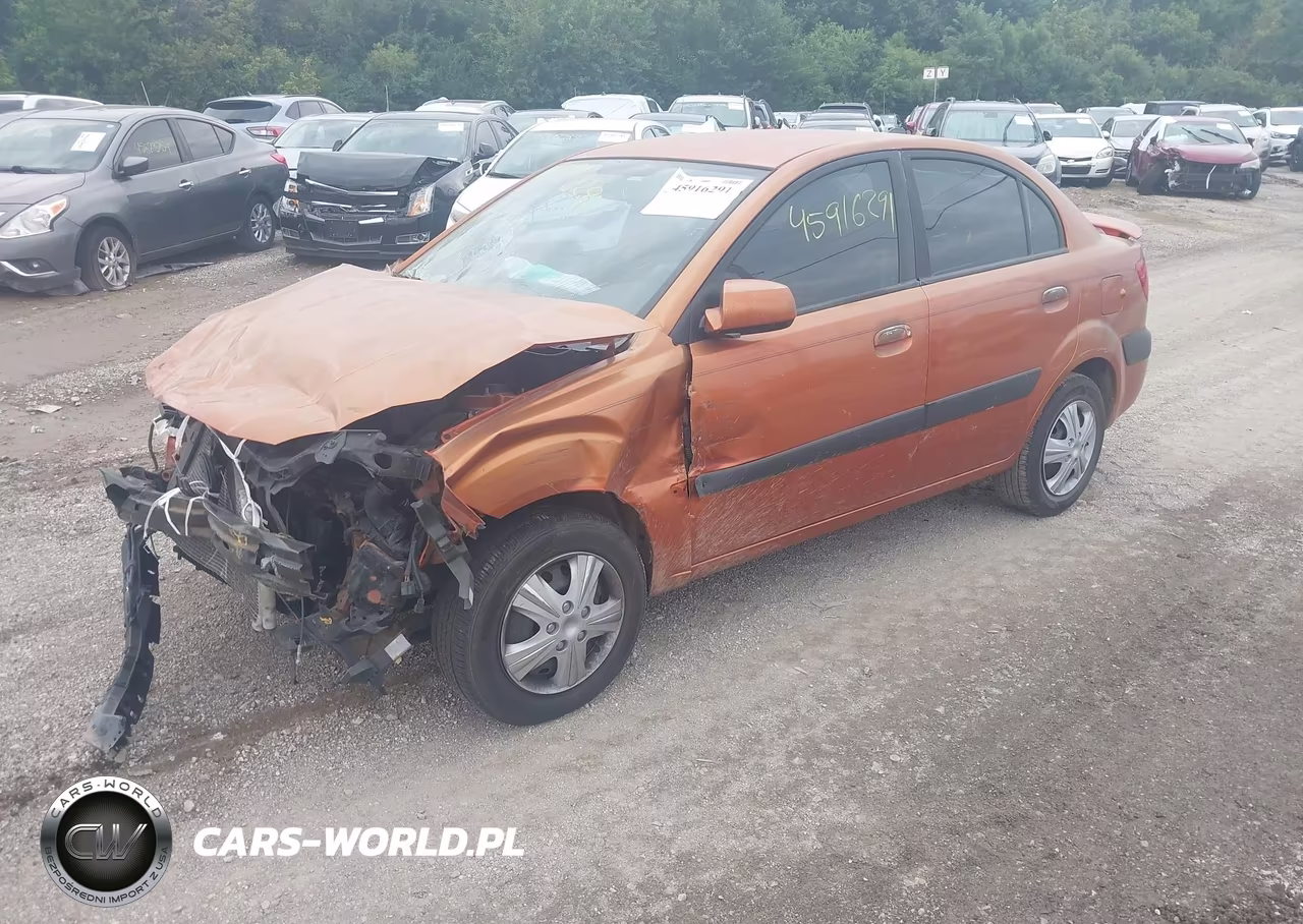 2009 Kia Rio Lx VIN:KNADE223X96509994 - 2