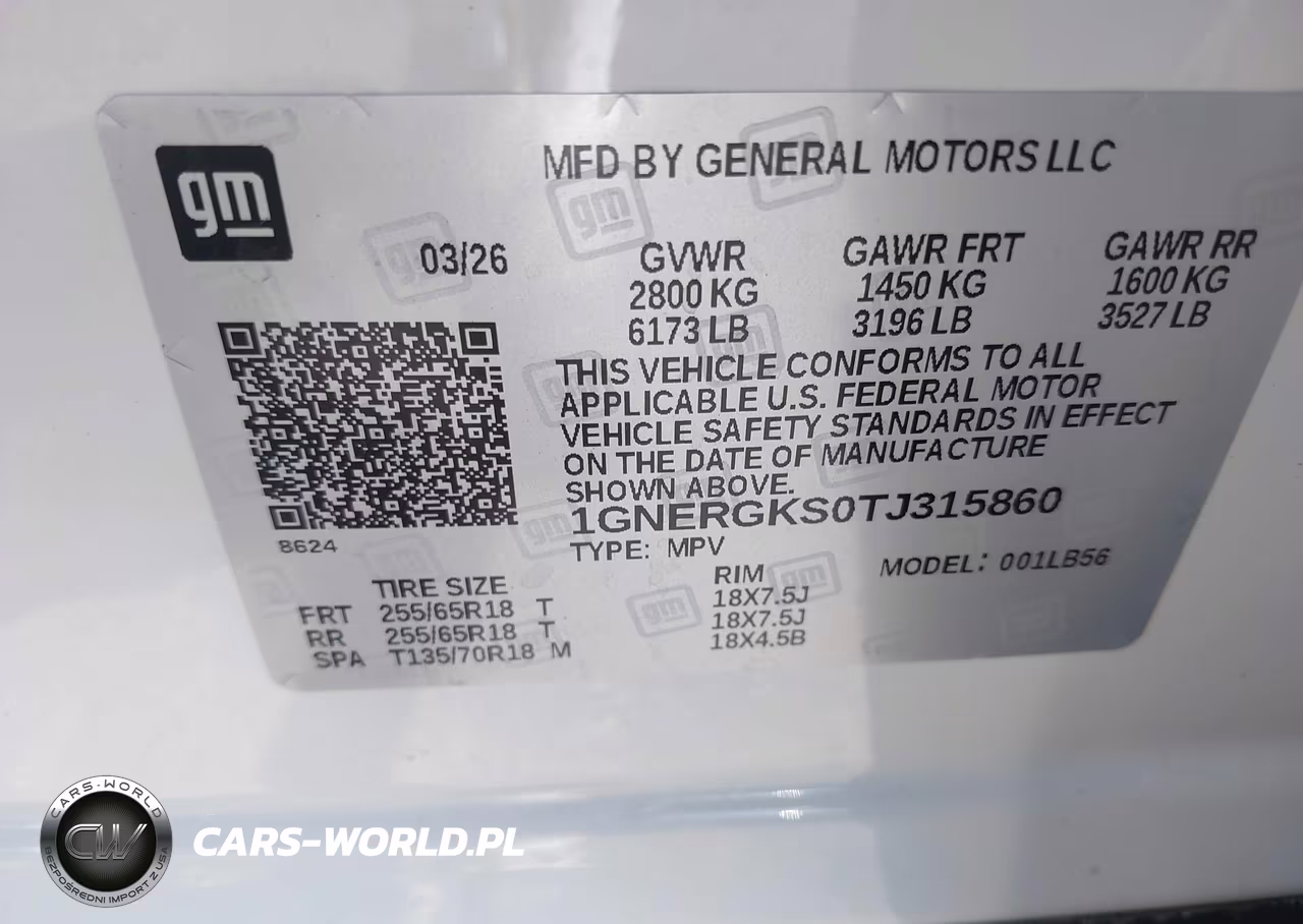 2026 Chevrolet Traverse Fwd Lt VIN:1GNERGKS0TJ315860 - 9