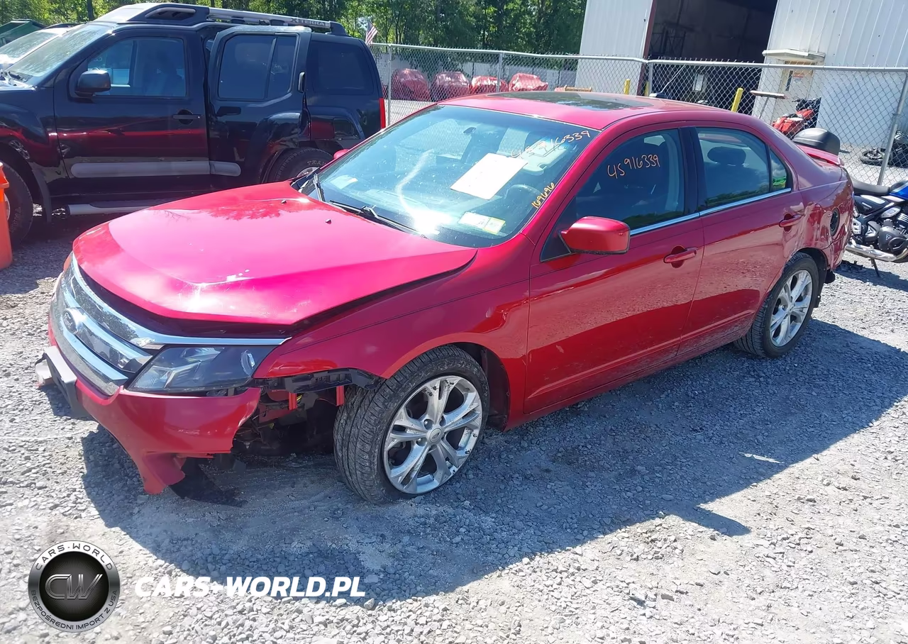 2012 Ford Fusion Se VIN:3FAHP0HA8CR408607 - 2
