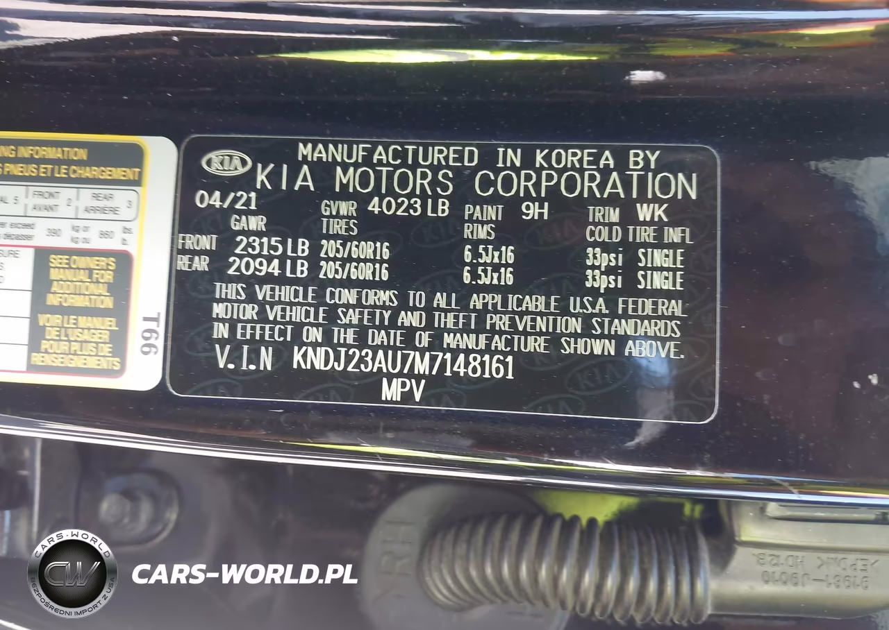 2021 Kia Soul Lx VIN:KNDJ23AU7M7148161 - 9